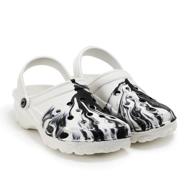 Effortless Comfort Clogs for Men – White & Black