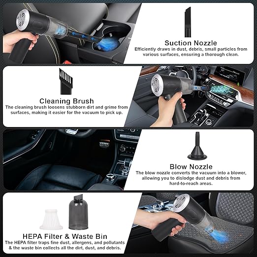 🌬️ Air Duster Wireless 2-in-1 Vacuum Cleaner