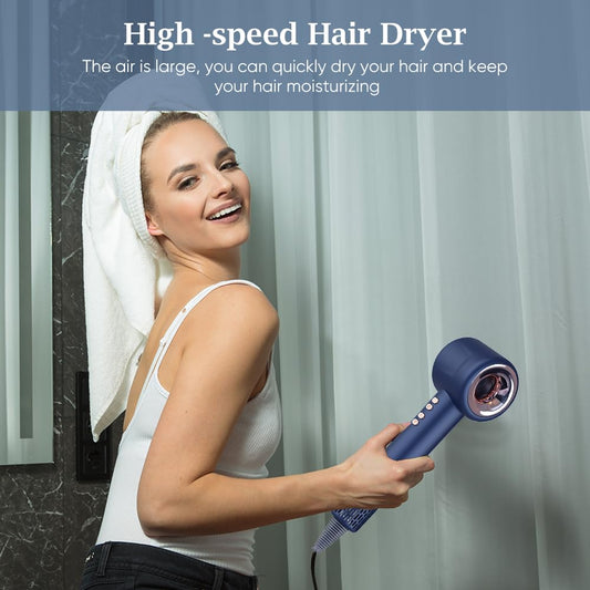Hair Dryer – 110,000 RPM / 2000 W High-Speed Ionic Blow Dryer