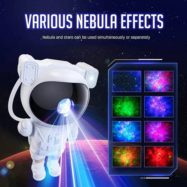 🧑‍🚀 Astronaut Galaxy Projector – Explore the Cosmos from Your Room